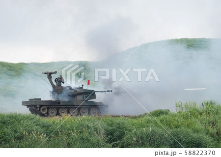 東富士演習場_87式自走高射機関砲 東富士演習場_87式自走高射機関砲 58822370