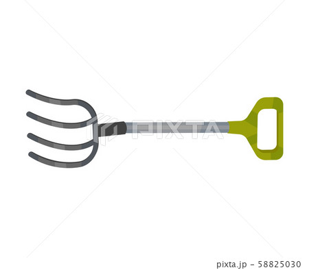 Sharp pitchfork. Vector illustration on a white background. 58825030