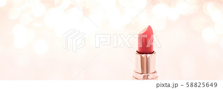 Coral lipstick on rose gold Christmas, New Years 58825649