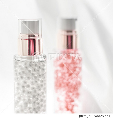 Skincare serum and make-up primer gel bottle, 58825774
