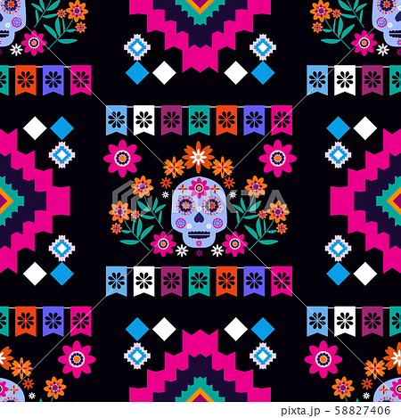Skull pattern6 58827406