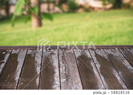 Empty wooden table background 58828516