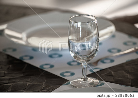 Table set in restaurant 58828663