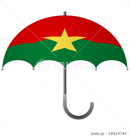 Burkina Faso flag umbrella 58829784