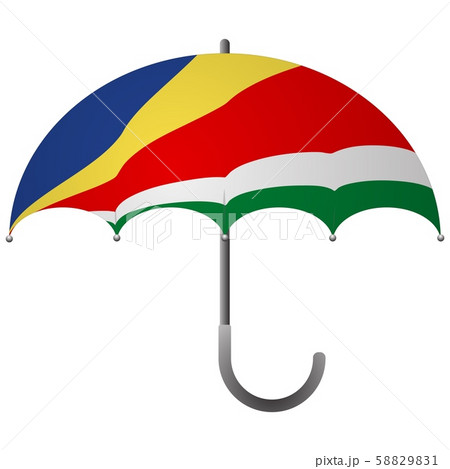 Seychelles flag umbrella 58829831