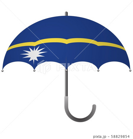 Nauru flag umbrella Nauru flag umbrella 58829854