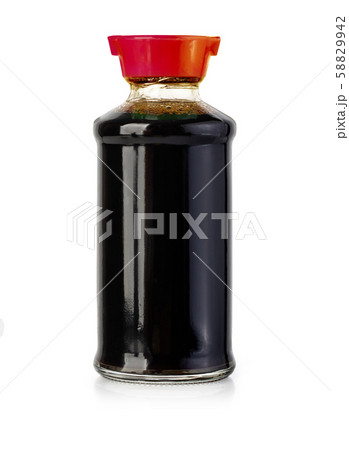 soy sauce bottle isolated 58829942