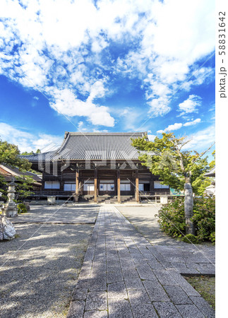西教寺　本堂　明智光秀ゆかりの地　麒麟がくる　大津市観光スポット 58831642