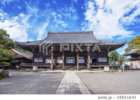 西教寺　本堂　明智光秀ゆかりの地　麒麟がくる　大津市観光スポット 58831645