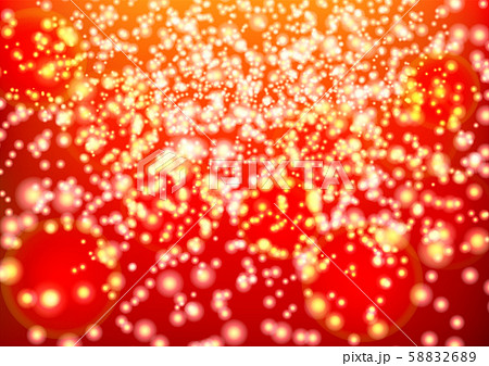 クリスマスカラーに輝く光の赤グラデーション背景のイラスト素材 56