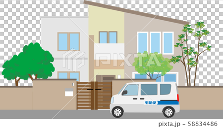 Housing and light wagon courier 58834486