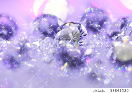 キュービックジルコニアの輝き 58841580