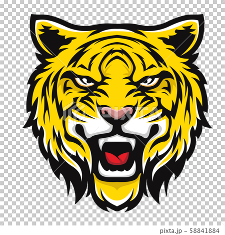 Tiger Face sport logo design 58841884