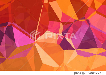 Multicolored Polygonal Mosaic abstract background. 58842746