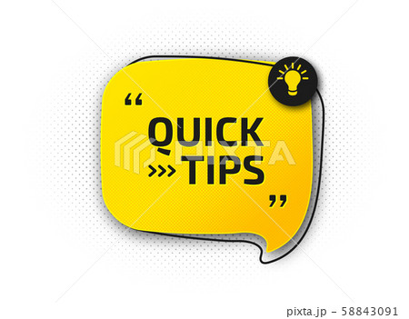 Useful quick tip. Trick suggesting advice and help Useful quick tip. Trick suggesting advice and help 58843091