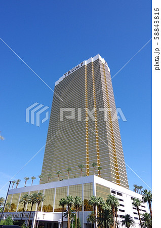 ラスベガスの風景（トランプホテル） 58843816
