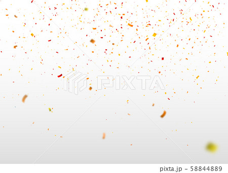 Holiday background with flying colorful confetti 58844889