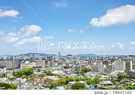 都市風景　福岡市 58845589