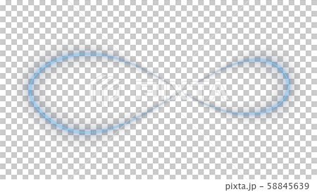 CGパーティクル 無限 輪になって光るレーザー CGパーティクル 無限 輪になって光るレーザー 58845639