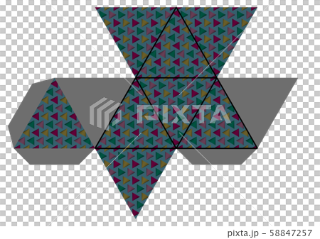 Development of the regular octahedron Development of the regular octahedron 58847257