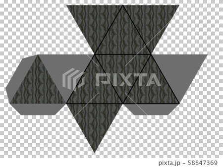 Development of the regular octahedron Development of the regular octahedron 58847369