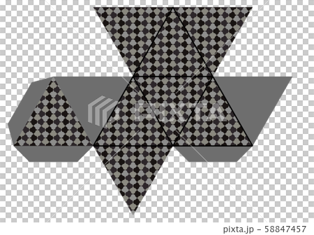 Development of the regular octahedron Development of the regular octahedron 58847457