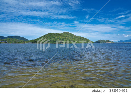 【三方五湖 (久々子湖)】 福井県三方上中郡若狭町気山 58849491
