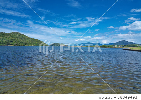 【三方五湖 (久々子湖)】 福井県三方上中郡若狭町気山 58849493