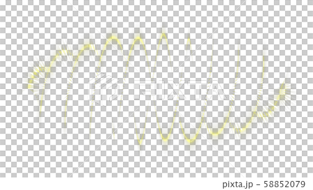 CGパーティクル　レーザーで繭状に光るパーティクル 58852079