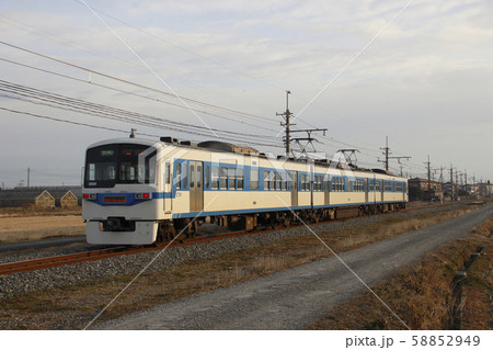 秩父鉄道 急行秩父路の写真素材