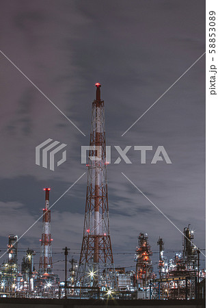 堺泉北臨海工業地帯の夜景 堺泉北臨海工業地帯の夜景 58853089