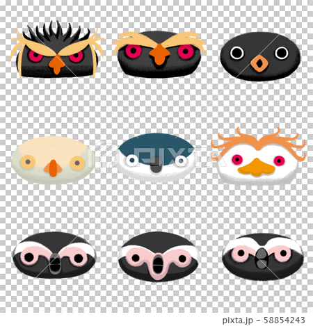 ペンギンの顔まとめ１ 58854243