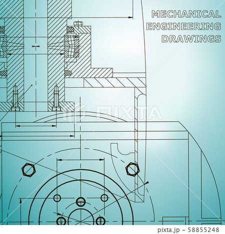 Vector engineering illustration. Cover, flyer, banner, background Vector engineering illustration. Cover, flyer, banner, background 58855248