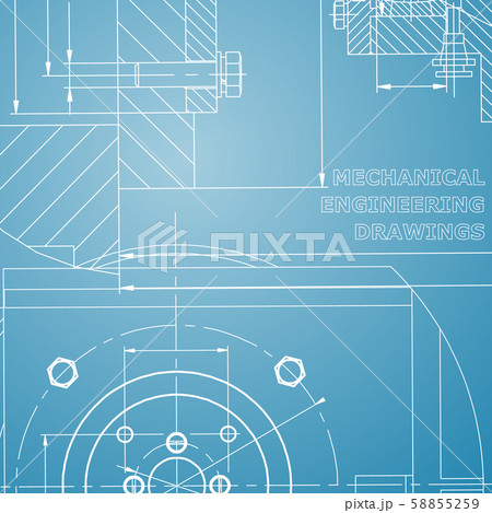 Vector engineering illustration. Cover, flyer, banner, background Vector engineering illustration. Cover, flyer, banner, background 58855259