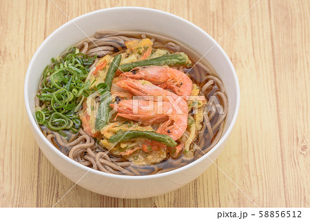 海老のかき揚げ蕎麦 58856512