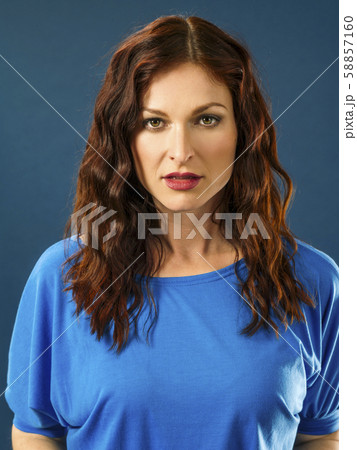 Portrait of a gorgeous redhead 58857160