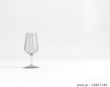Empty standard Port dessert wine glass 58857186