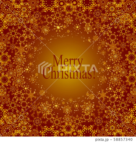 Merry Christmas gold glittering lettering design. Merry Christmas gold glittering lettering design. 58857340