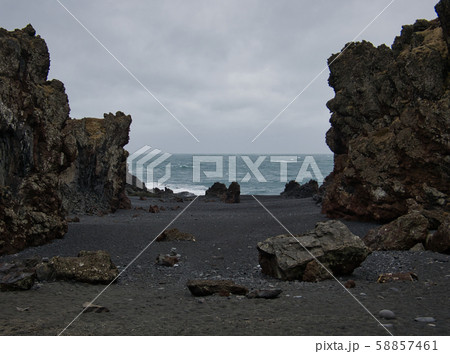 Bay on the Snaefellsness Peninsula in Iceland 58857461