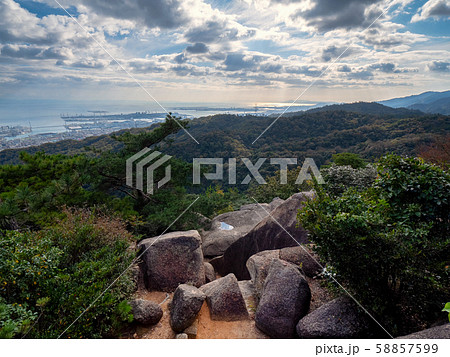 六甲山系 荒地山からの景色 六甲山系 荒地山からの景色 58857599