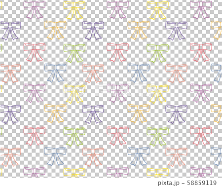 Ribbon wallpaper pattern - Stock Illustration [58859119] - PIXTA