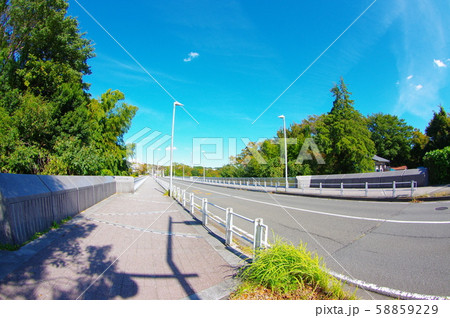 稲城市の上谷戸大橋 58859229