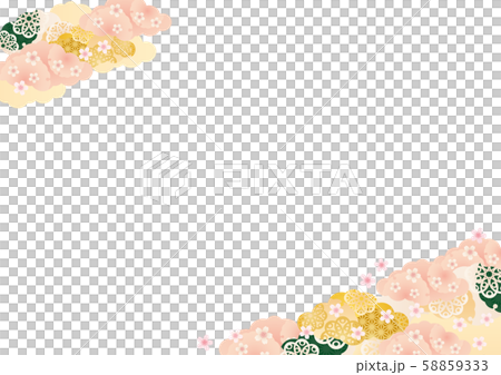 背景資料櫻桃花和雲-3 背景資料櫻桃花和雲-3 58859333