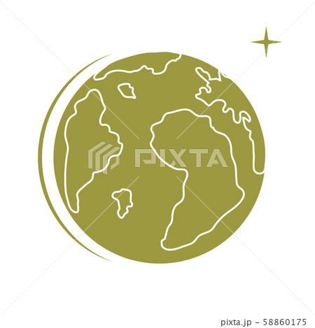 Planet Earth World vector icon. Earth Day. 58860175