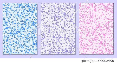 Pink leopard print design. Animal skin pattern. 58860456