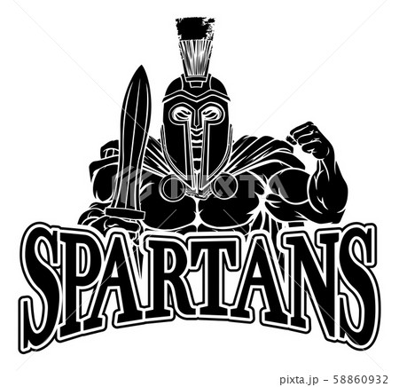 Spartan Trojan Sports Mascot Spartan Trojan Sports Mascot 58860932