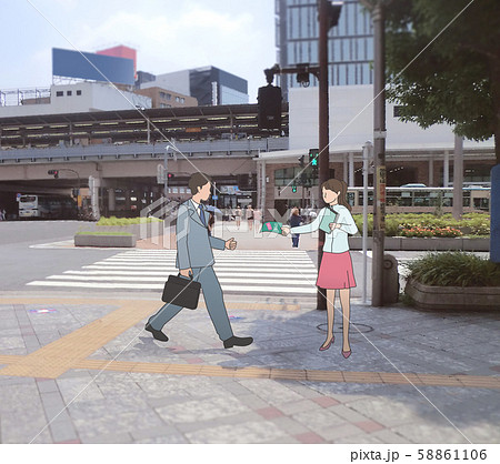 サンプリングイラスト 58861106