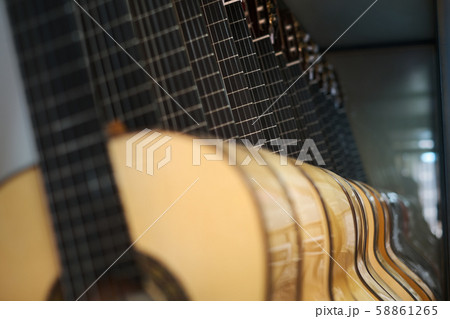 Classic Guitars For Sale In Music Instrument Shop Classic Guitars For Sale In Music Instrument Shop 58861265