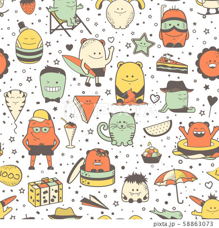 Cartoonish comics font. Funny colorful alphabet 58863073
