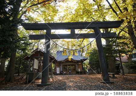 札幌市平岸天神山 相馬神社の写真素材 5638